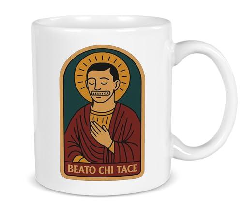 DEKORI Tazza Mug 350 ml in Ceramica – “Io non arrivo in ritardo, io creo aspettative” – Idea Regalo Divertente per Amici, Colleghi e Familiari