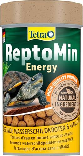 Tetra ReptoMin Energy Turtle Food - Alimento premium bilanciato e ricco di nutrienti con krill e gamberetti, lattina da 100 ml