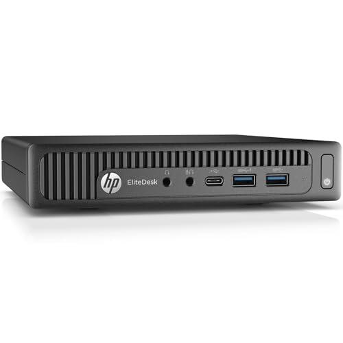 HP Mini PC Computer Desktop EliteDesk 800 G2, Processore Core i5-6400T, Memoria Ram 8GB, Disco SSD 240GB, Win 11 Pro (Ricondizionato)