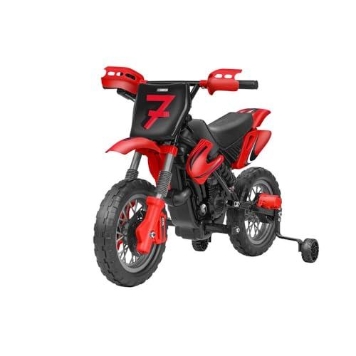 42921 - Moto Cross 12V con batteria al Litio – Rossa - Globo Toys and Games