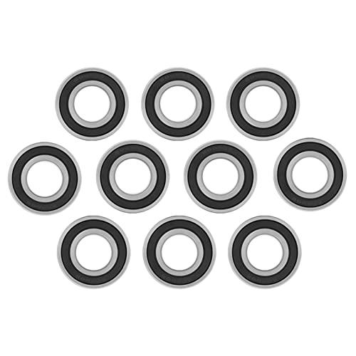 10 Pezzi 6004-2RS Cuscinetti a Sfera, Cuscinetto a Sfere a Gola Profonda Sigillato in Gomma Cuscinetto a Sfere a Gola Doppia Schermata, 20x42x12mm