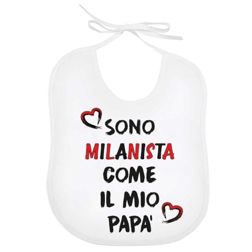 Bavaglino adatto a tifosi compatibile con la squadra preferita bavetta