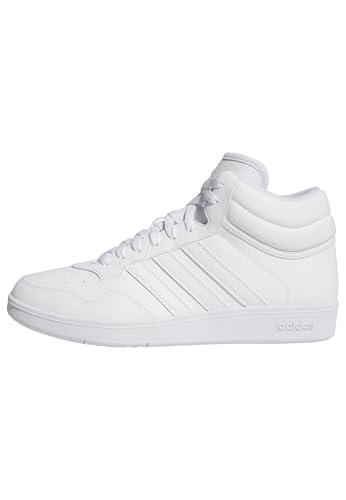 adidas Unisex - Adulto Hoops 4.0 Mid Shoes, Cloud White Cloud White Core Black, 43 1/3 EU