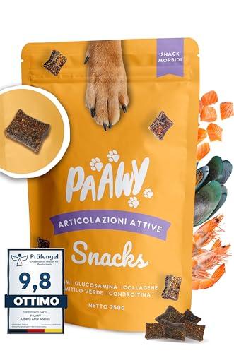 Integratore Articolazioni Cane, Integratore Cane Articolazioni - Snack Salutari con Glucosamina, Condroitina, Collagene, Cozza Verde e MSM - 250g
