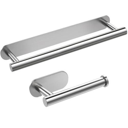 AIKER Porta Asciugamani Bagno,Set di Accessori,Acciaio Inossidabile 304 Ispessito di Alta Qualità, Per Mobili o arredo a Parete