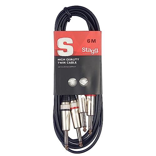 Stagg STC6P Cavo doppio da 6 m 2x Jack