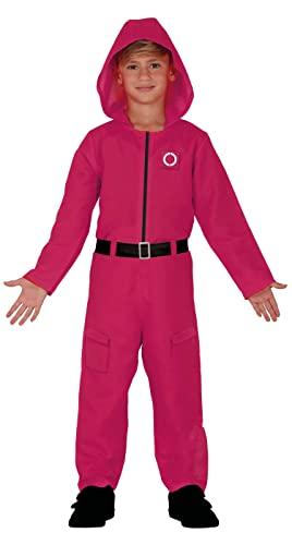 FIESTAS GUIRCA Costume da Gamer Cappuccio Rosso per Bambino Taglia 7-9 Anni