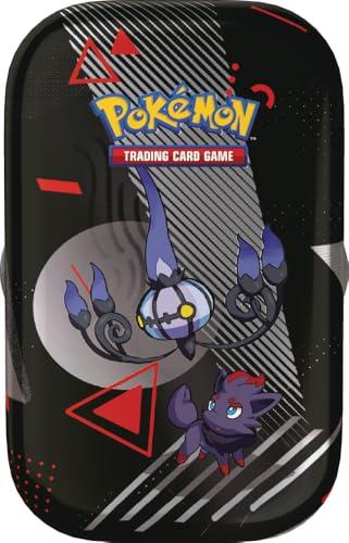 Pokémon: miniscatola da collezione Unima (Chandelure e Zorua) del GCC Pokémon (due buste di espansione e una carta adesiva)