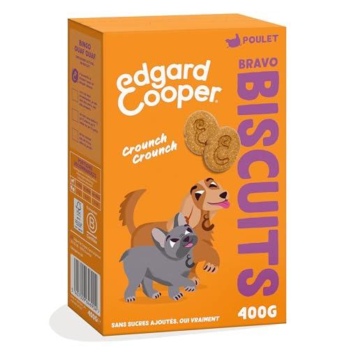 Edgard & Cooper Dolcetti per cani, biscotti proteici naturali per cani, adulti, cerali completi, confezione da 400 g x 1, pollo
