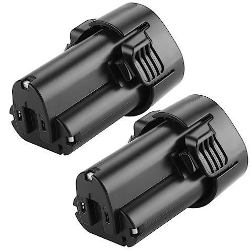 Energup Batteria di ricambio10.8V 3,5Ah per Makita 10.8V Batteria BL1013 BL1014 195332-9 194550-6 DF330D LCT203W-2 pezzi