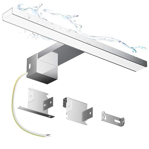 Hommie Lampada da Specchio a LED per Bagno 30cm 6W 815LM, Luce Naturale 4000K, Lampada per Specchio in Lega di Alluminio 230V, Applique da Parete, Luce per Armadio, Impermeabile IP44