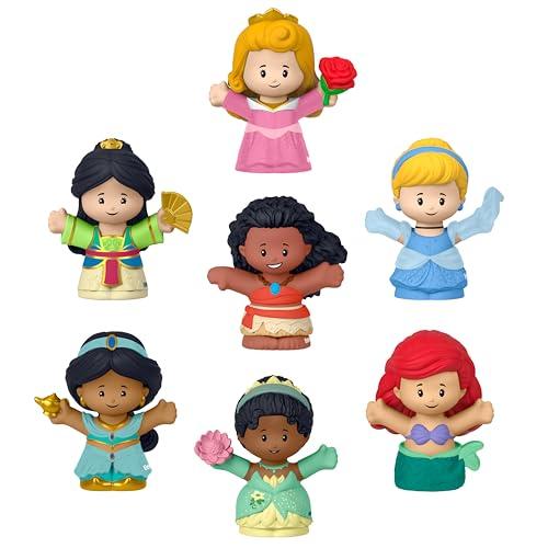 Fisher-Price Little People Disney Princess - Set da 7 personaggi, giocattolo per bambini, 1-5 anni, HJW75
