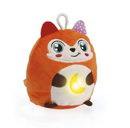 Clementoni Baby for You - Twinkle Twinkle Little Fox, Luce Notturna per Bambini, Gioco Prima Infanzia da 0 Mesi+, Volpe con Luci e Suoni Rilassanti, Supporto per Sonno Sereno, 17555