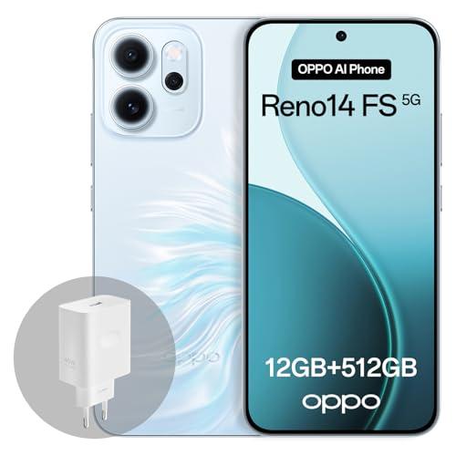 OPPO Reno14 FS 5G 12+512GB, Smartphone Android Sbloccato AI, Display 6,57