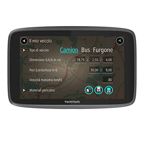 TomTom GO Professional 520 Navigatore Satellitare per Camion, Autobus, Furgone, Navigazione Professionale per Veicoli di Grandi Dimensioni, Connessione Tramite Smartphone a Vita, Nero, 5