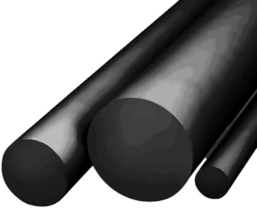 Barra Tonda in DELRIN POM C NERO Da 10 a 170 mm in Diverse Lunghezze (Ø30 mm lunga 1 Metro)