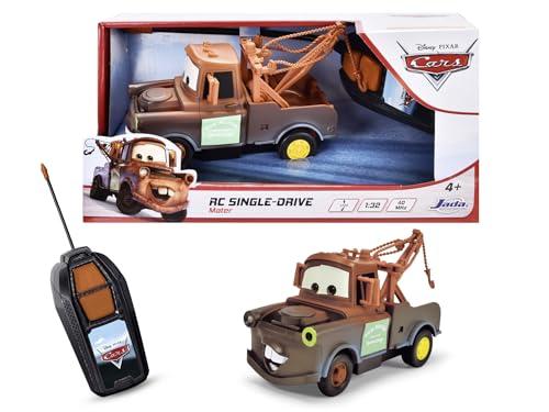Jada Toys - Radiocomando Cars Cricchetto, Scala 1:32, 27 MHz, Portata 10 m, Funzione Avanti Dritto e Indietro Curva, 14 cm, +4 anni, 203081009