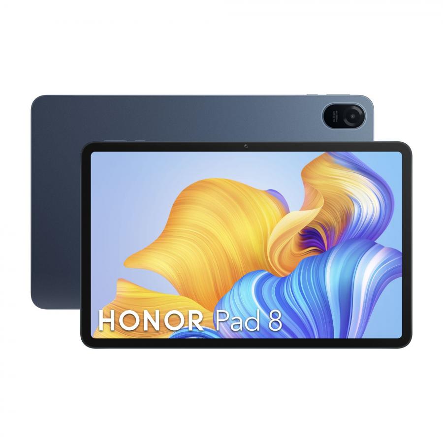 HONOR Pad 8, Tablet Touch 12 Polli, Batteria 7250 mAh, Qualcomm Snapdragon 680, 8 Altoparlanti Suono spazializzato, Storage 6 + 128 GB, Android 12 con Google Service + WiFi, Blu