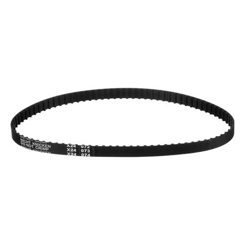 QUARKZMAN 172Xl 037 Cinghia Distribuzione a 86 Denti Cinghia Dentata in Gomma Nera, Larghezza 10mm, Passo 5,08mm, Parti Stampante 3D Parte Cinghia Dentata