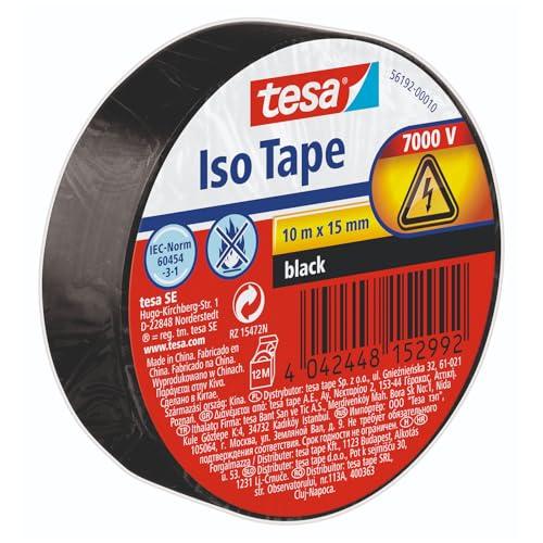 Tesa Nastro Isolante, 10M X 15Mm, Nero
