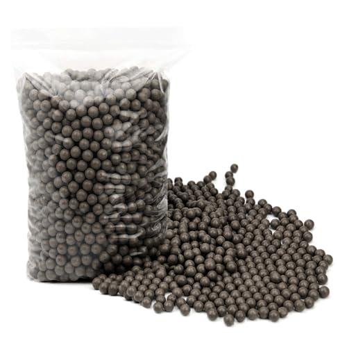 Yuqilin 400 Pezzi Slingshot Mud Ball, Sfere di Acciaio per Fionda, Palla di Argilla, Palla da Fionda, Ottimo Regalo per Gli Amanti della Fionda, Fionda da Caccia, Funziona con Qualsiasi Fionda (8mm)