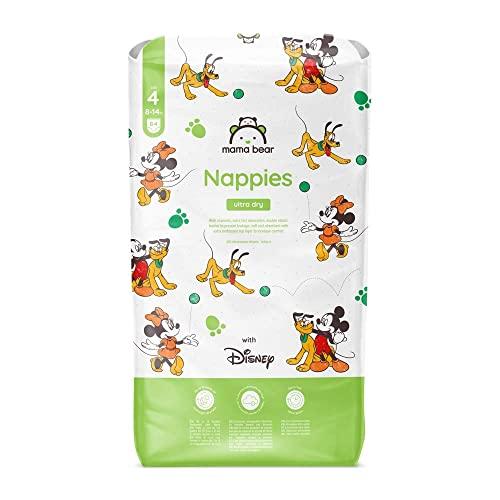 Marchio Amazon - Mama Bear Disney Pannolini ultra-asciutti, Taglia 4 (8-14 kg), Bianco, 84 Unità
