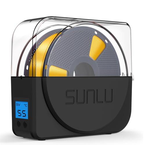 SUNLU Official Filament Dryer S1 PLUS con Ventola, Senza Umidità Essiccatore Filamento 3D, FilaDryer Facile da Usare e Portatile, PLA PETG ABS Nylon TPU Essiccatore Filamento 3D SUNLU S1+, (Nero)