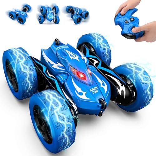 Macchina Telecomandata per Bambini, 2,4GHz, Rotazione a 360°, Auto Radiocomandata Giochi Bambini 4 5 6 7 8 9 Anni, Regalo Bambino 3-12 Ragazzi Regali Giocattoli Natale Compleanno Halloween