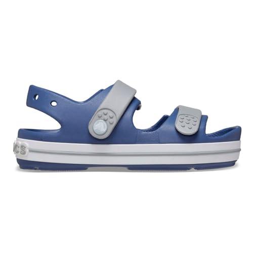 Crocs Crocband Cruiser Sandal T, Sandali Unisex - Bambini e Ragazzi, Bijou Blue Light Grey, 22/23 EU