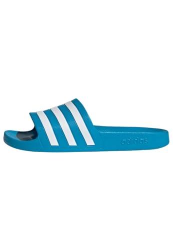 adidas Adilette Aqua Slides, Infradito Unisex - Adulto, Solar Blue Cloud White Solar Blue, 43 EU