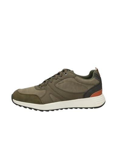 Geox U Molveno A, Scarpe da Ginnastica Uomo, Militare, 42 EU