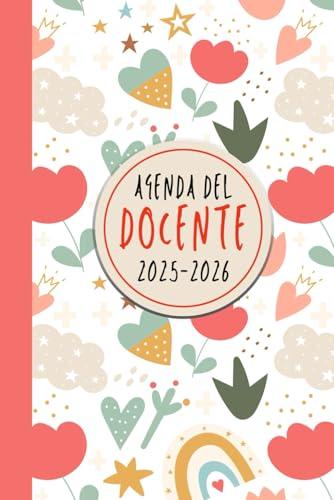 Agenda del docente: Diario per insegnanti | Pianificatore settimanale per professori | Anno accademico da settembre a giugno | Rosso