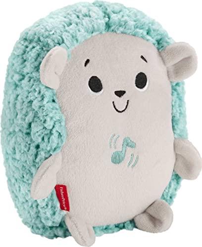 Fisher-Price - Riccio Rilassante Soffici Suoni, Vibrazioni Calmanti e Musica, Giocattolo per Neonati da 0+ Mesi, FXC58