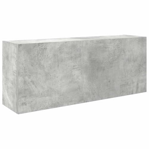 vidaXL Armadietto da Bagno Grigio Cemento 100x25x40 cm in Truciolato