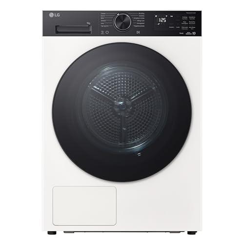LG RNX5009TWBB Asciugatrice 9Kg Pompa di Calore DUAL Inverter, Classe B, Asciugatura AI Dry con Intelligenza Artificiale, Wi-Fi, Serie X5, Direct Drive, Allergy Care, Essence White Black Panel e Knob