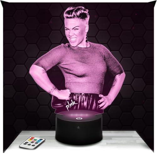 Lampada da comodino T. Swift decorazione collezione Cantante Pop Americana Idea regalo uomo donna oggetto T. Swift lucina notturna adulto decorazione camera. Idea regalo natale uomo donna originale