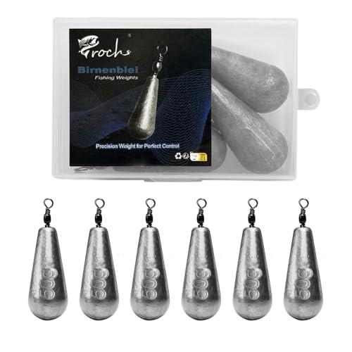 Set di piombo a pera da pesca (80 g x 6)