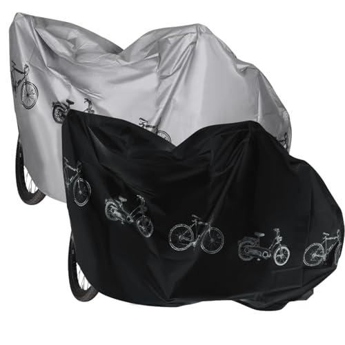 Lahnaokfis 2 Pezzi Copri Bicicletta Esterno, Telo Bici Impermeabile per Esterno, Copribicicletta Esterno Impermeabile, Copertura Biciclette da Esterno, Telo Copribicicletta Esterno, Telo Copri Bici