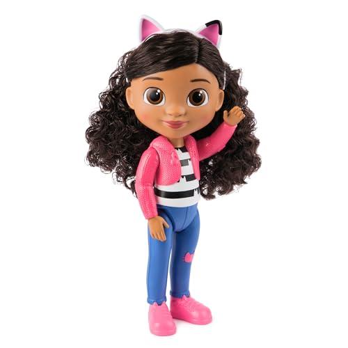 Gabby's Dollhouse, bambola Gabby Girl da 33 cm, con fascia rimovibile con orecchie di gattino e capelli morbidi allo stile, giocattoli per bambini per ragazze e ragazzi dai 3 anni in su