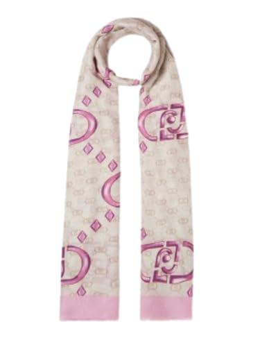 LIU JO Stola con logo 90 x 180 cm Non definito X0661 BRIGHT CANDY