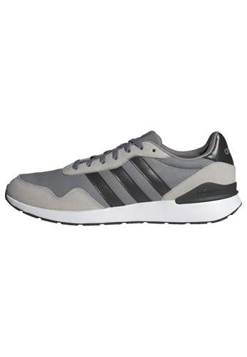 adidas Uomo Run 60S 4.0 Shoes, Grey Three Core Black Grey Two, 43 1/3 EU