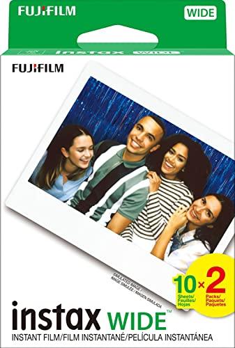 Fujifilm, Instax Wide Instant Film, pellicola. Confezione doppia da 20 esposizioni
