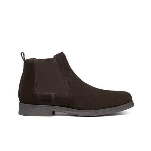 Geox Uomo Claudio A, Scarpe Uomo, Caffè Scuro 02, 41 EU