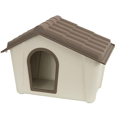 Mps2 117055 - Cuccia per cane in resina, Tortora/beige, 43 x 25 x 40 cm