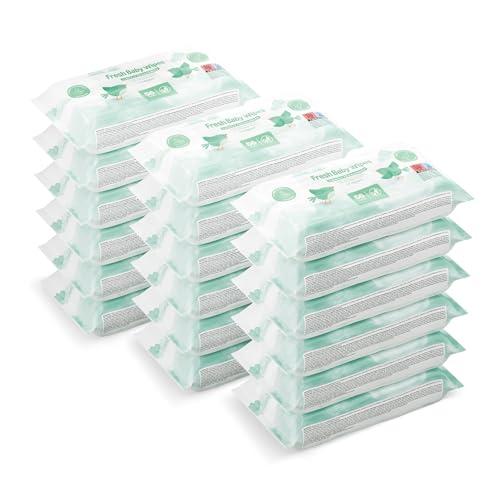 Marchio Amazon - Mama Bear Fresh Salviette umidificate per bebè