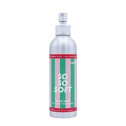 JAMPY Spray Districante Nutriente Per Cani. Scioglie i Nodi - Idrata - Rimpolpa - Lucida il Pelo. Formula Ipoallergenica con Cheratina, Lisina e Acidi della Frutta. 97% Naturale. Senza plastica.