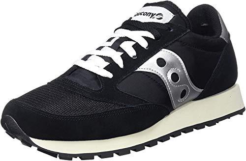 Saucony Jazz Original Vintage, Sneaker Uomo, Black Silver White, 48 EU