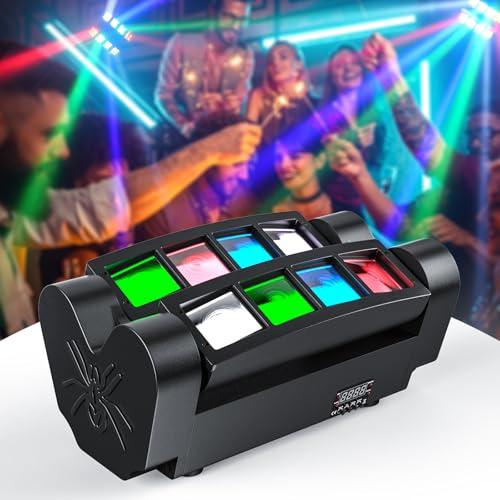 UKing Luce da discoteca 60W DMX512 RGBW4 en 1 Lampada di scena Comando vocale illuminazione DJ serata di festa Bar Club Party