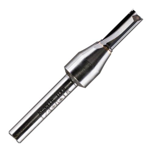 Rennie Tools - Punta da taglio a 2 taglienti, diametro 6 mm x 15 mm con gambo da 1/4