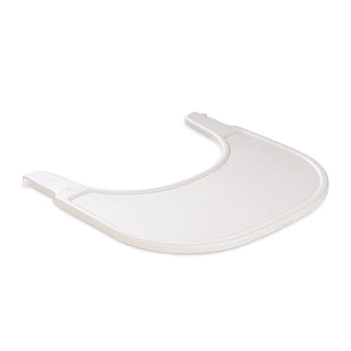 hauck Vassoio Seggiolone Pappa Alpha Click Tray - Tavolino Bambini in Materiale Riciclato Cert. GRS, Facile da Fissare per Seggiolone Legno Alpha+ o Beta+ - Beige, Puntinato